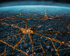 Notre planète bleue - Photographie d'art de Georges Amazo
