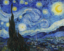 Classiques de l'art, La nuit étoilée de Vincent Van Gogh - Allemagne, Europe)