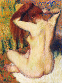 Classiques de l'art, Edgar Degas : Femme se coiffant