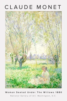 Claude Monet - Femme assise sous les saules - Photographie fineart par Art Classics