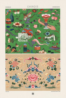 Vintage Nature Graphics, ornements chinois (Chine, Asie)