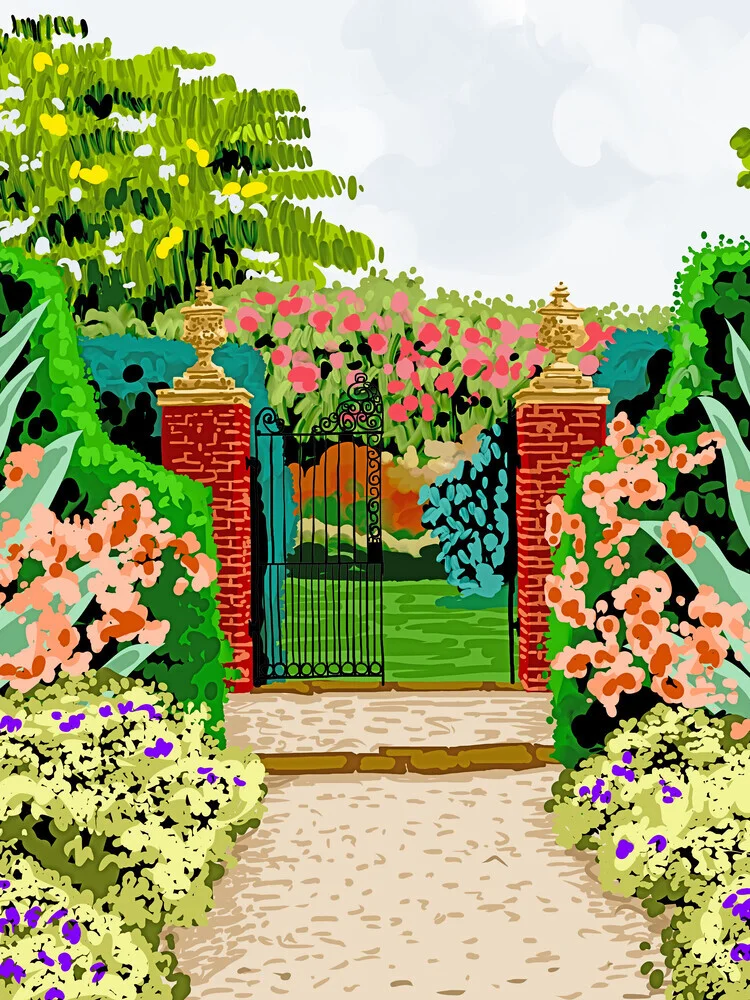 Gated Garden - Fotografia Fineart di Uma Gokhale