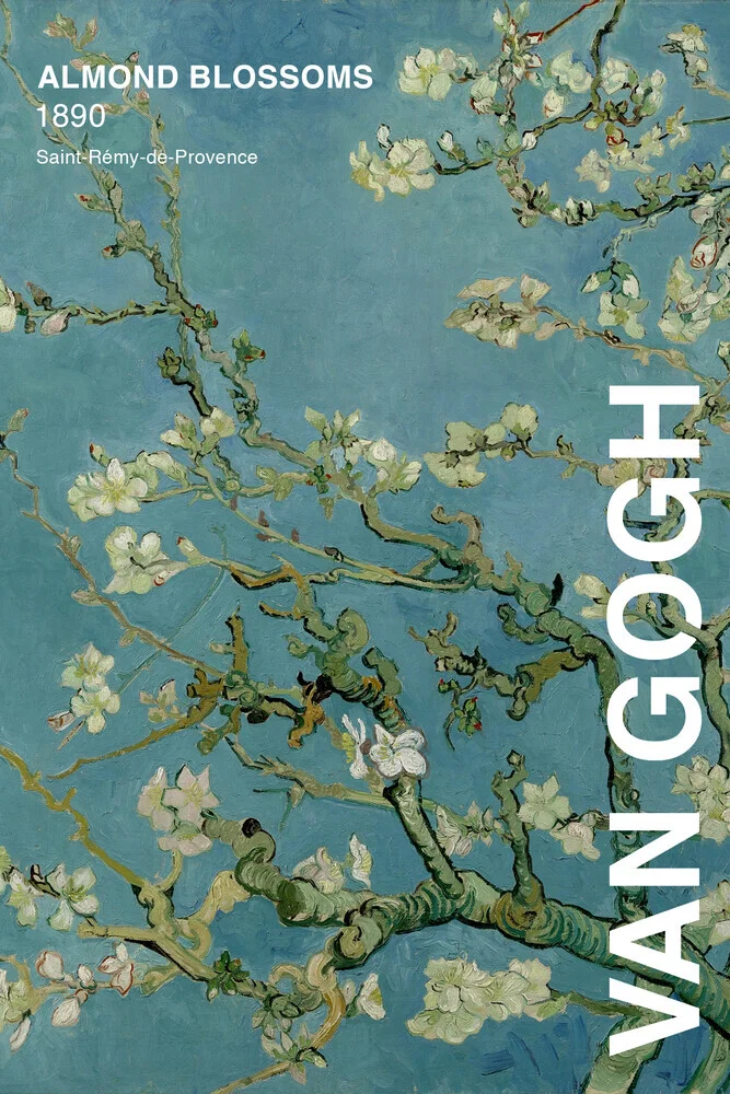 Vincent van Gogh: Mandorlo in fiore - mostra poster - Fotografia Fineart di Art Classics