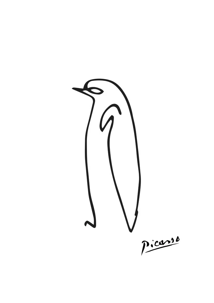 Picasso Penguin - Fotografia Fineart di Art Classics