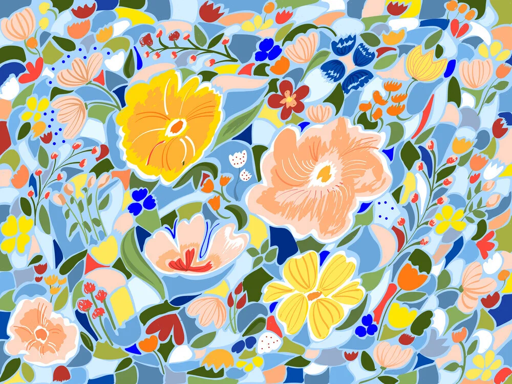 Summery Floral - Fotografia Fineart di Uma Gokhale