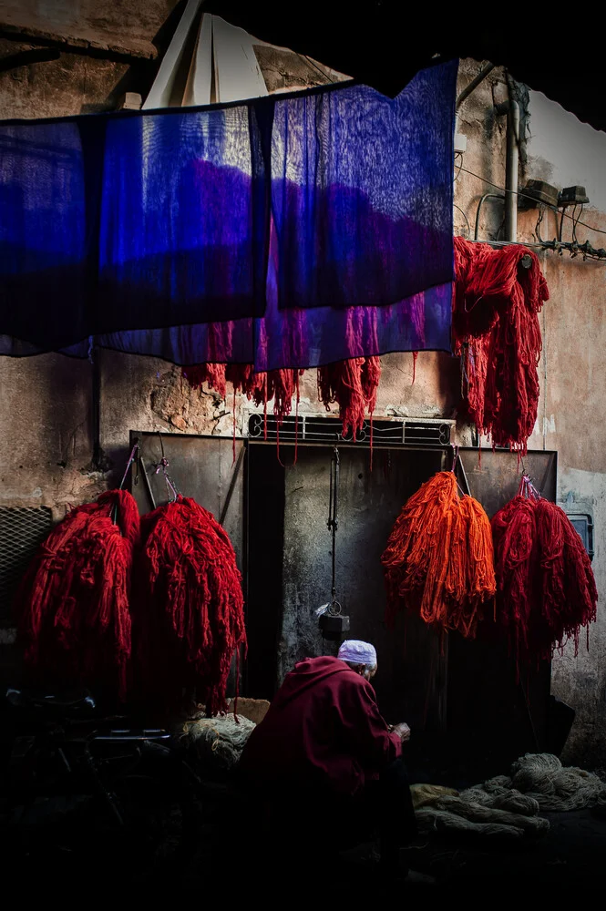 Souk, Marrakech - Fotografia d'arte di Franzel Drepper