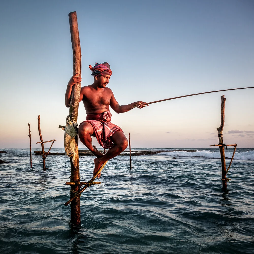 Sri Lanka Fisher - Fotografia Fineart di Jens Benninghofen