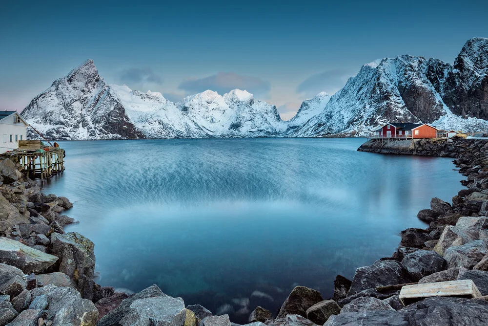 Montagne Lofoten, Norvegia - fotokunst von Eva Stadler