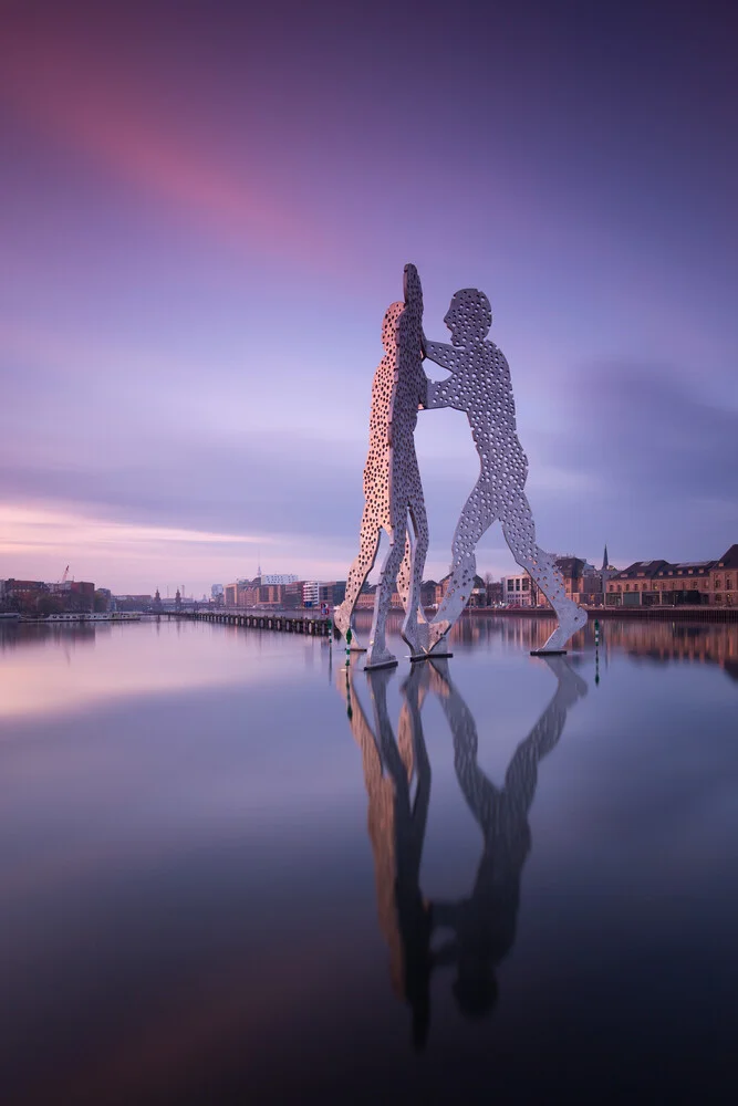 Molecola Uomo al tramonto - fotokunst von Holger Nimtz