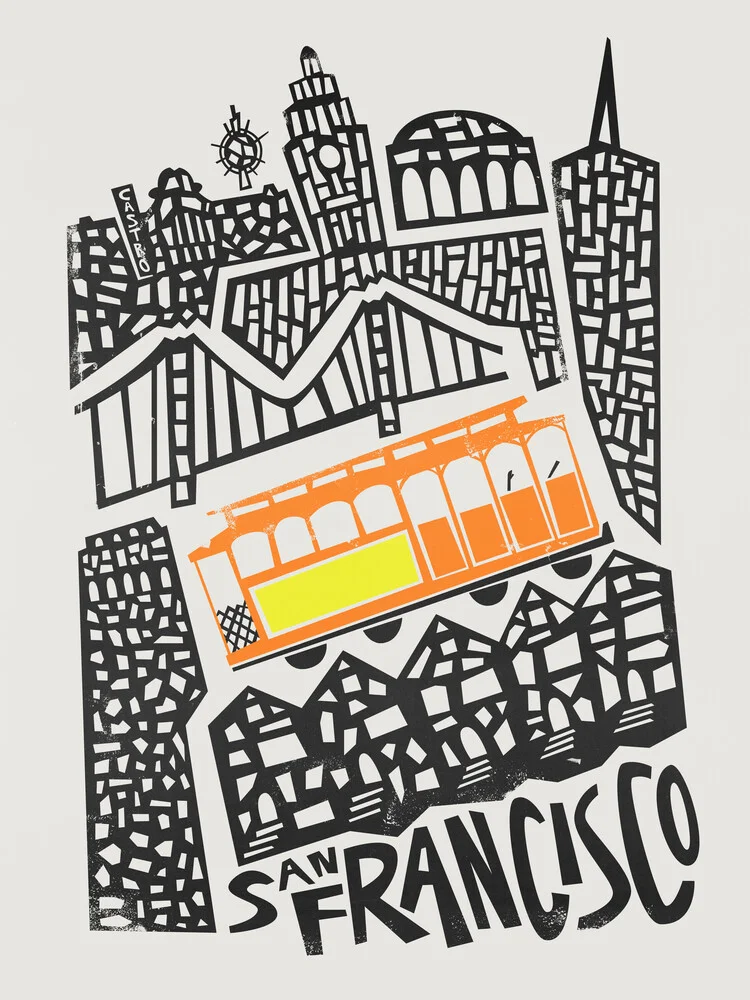 Paesaggio urbano di San Francisco - Fotografia Fineart di Fox And Velvet
