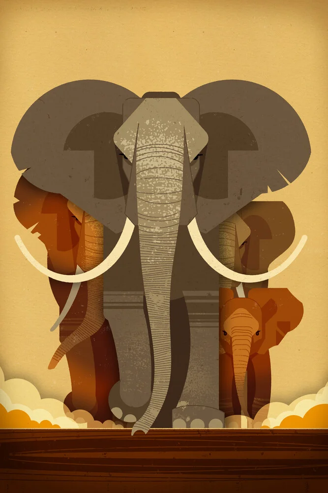Elefanti - Fotografia Fineart di Dieter Braun