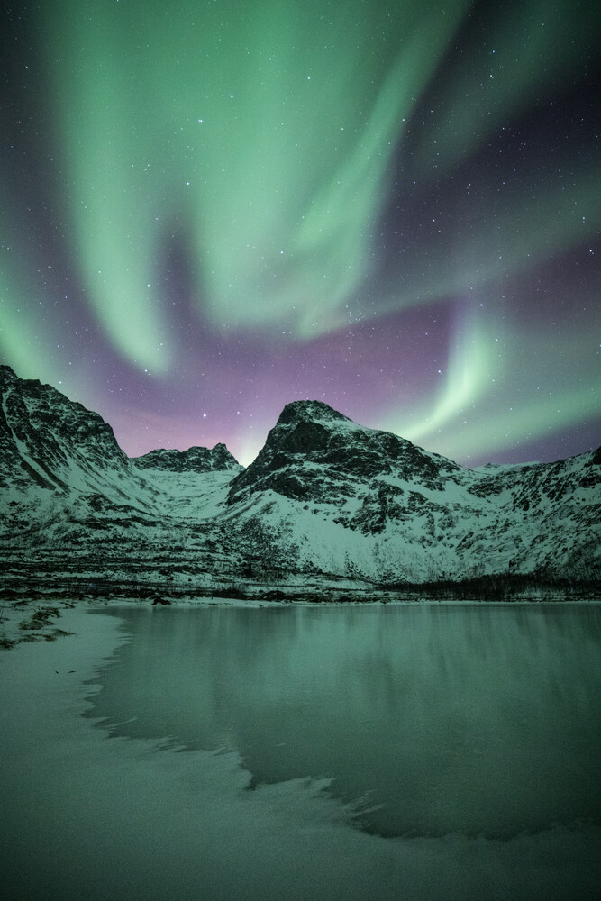 Aurora boreale - Fotografia Fineart di Sebastian Worm