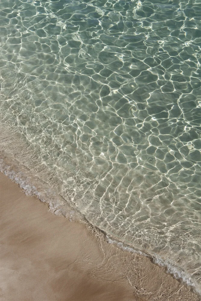 Dove sabbia e acqua si incontrano - Fotografia Fineart di Studio Na.hili