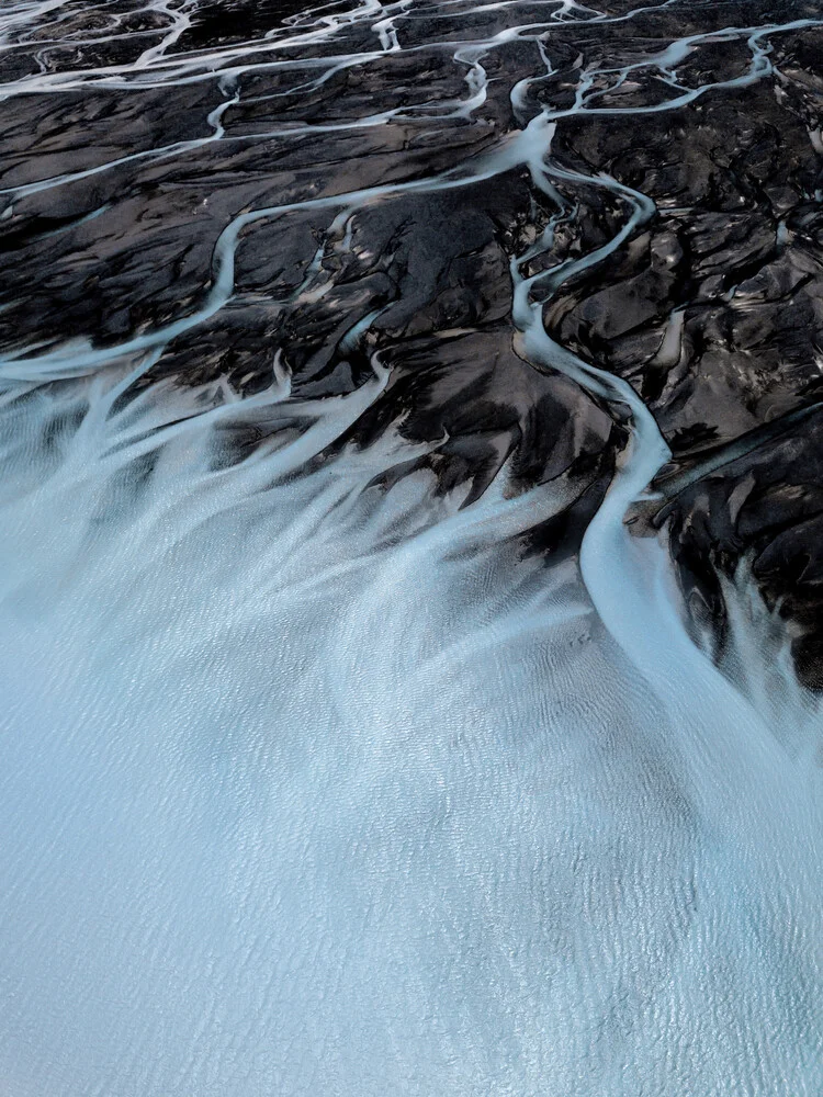 Glacial Rivers - Fotografia Fineart di Frida Berg