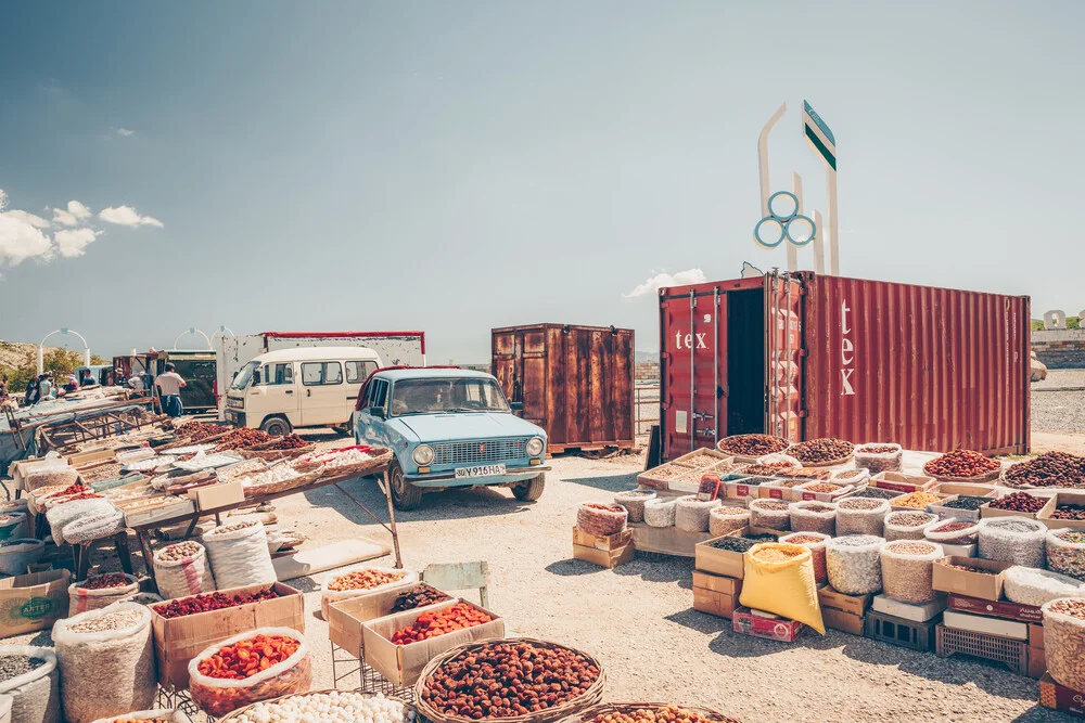 Usbekistan: Mercato sul passo - Fotografia Fineart di Eva Stadler