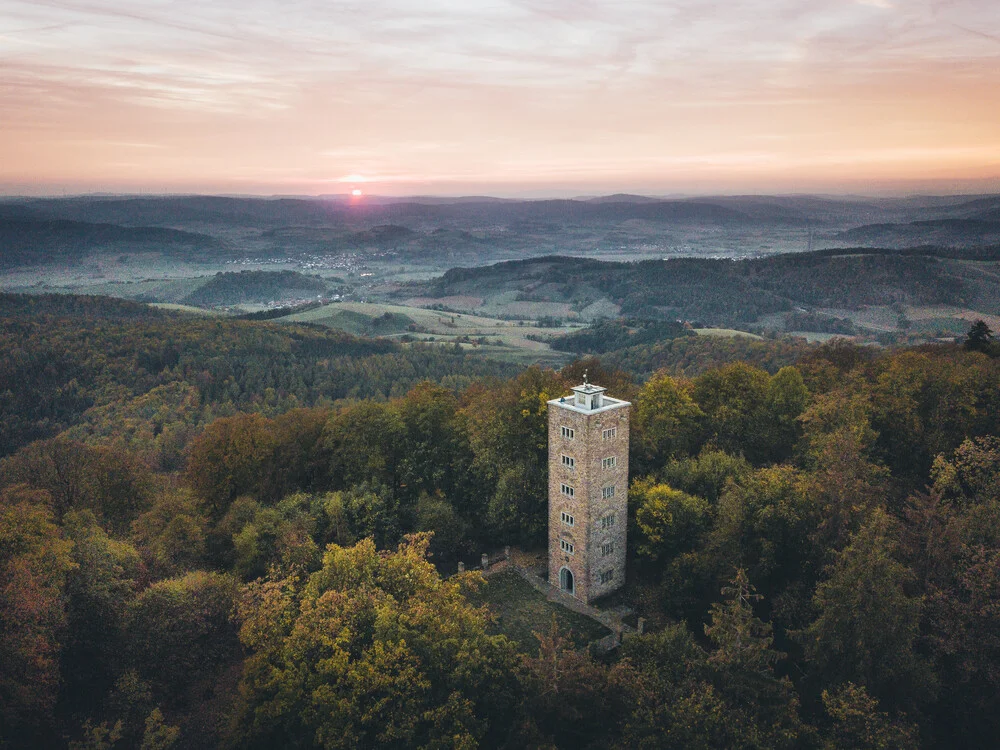 Alheimerturm bei Rotenburg ad Fulda - Fotografia artistica di Christoph Sangmeister