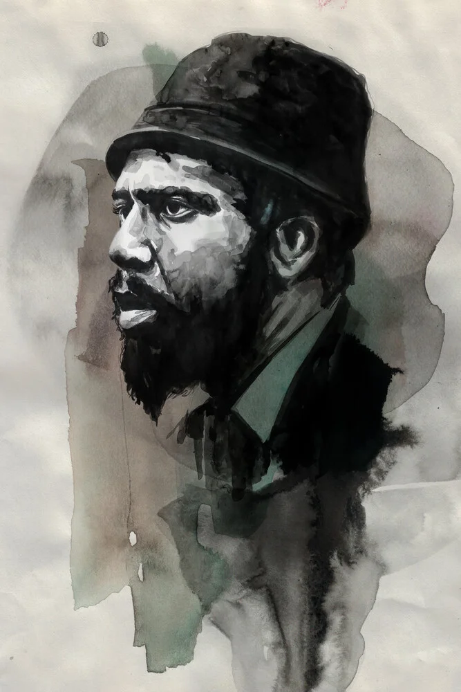 Thelonious Monk - Fotografia Fineart di David Diehl