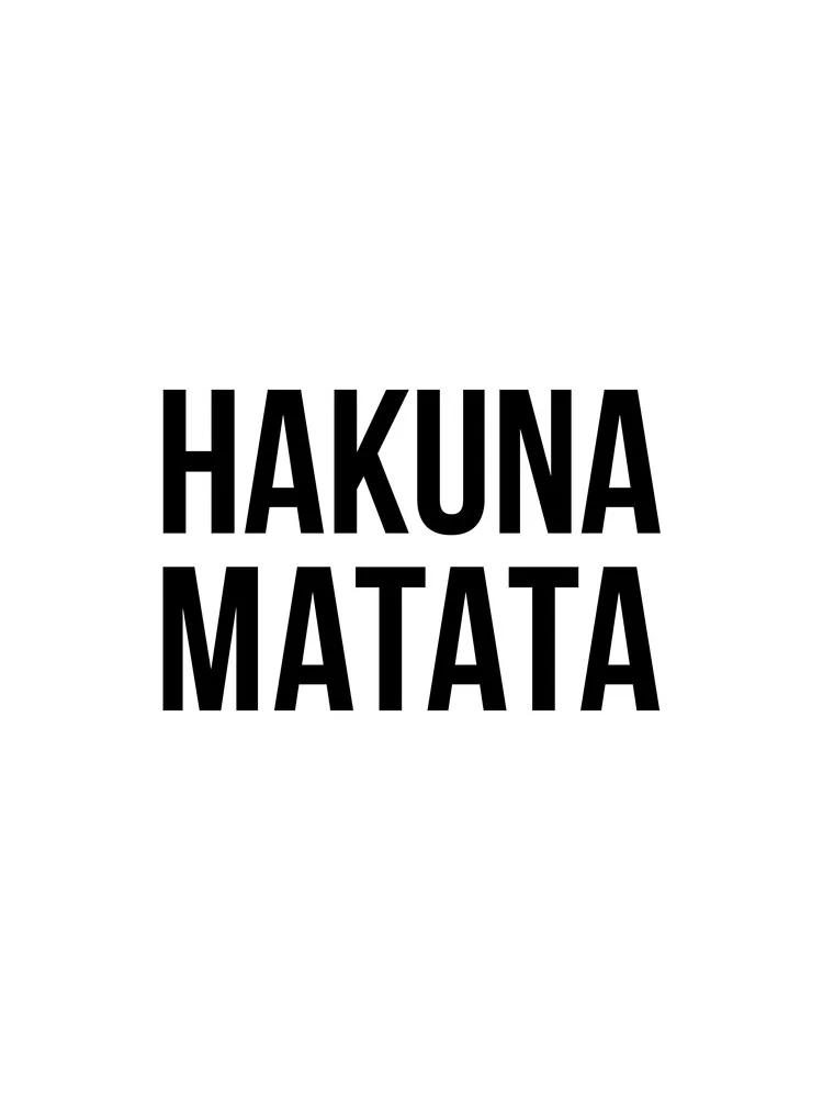 Hakuna Matata No6 - Fotografia Fineart di Vivid Atelier