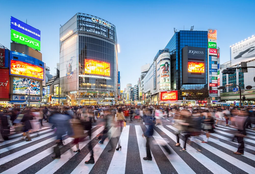 Shibuya Crossing a Tokyo - Fotografia Fineart di Jan Becke
