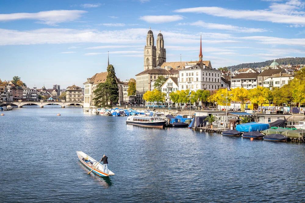 Città di Zurigo - Fotografia Fineart di Jan Becke