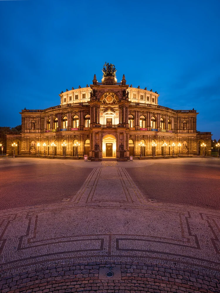 Semperoper a Dresda - Fotografia Fineart di Jan Becke