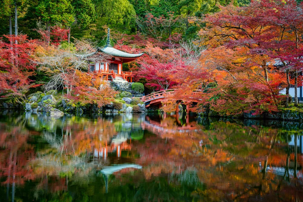 Tempio Daigo-ji a Kyoto - Fotografia Fineart di Jan Becke