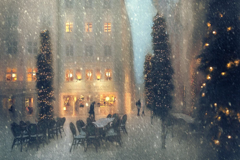 Christmas in the City - Fotografia Fineart di Roswitha Schleicher-Schwarz