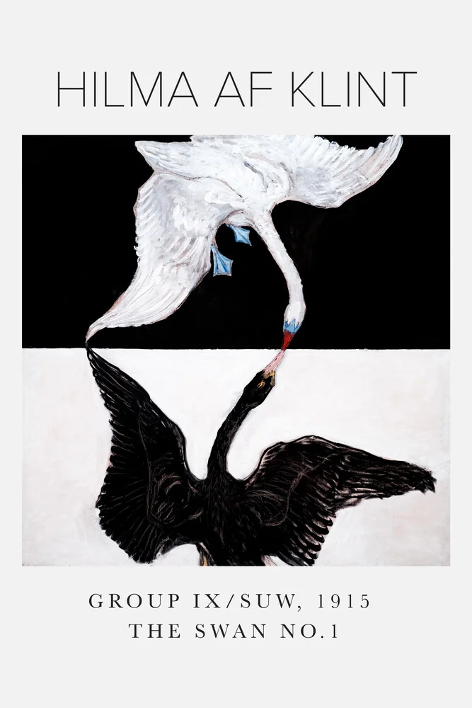 Hilma af Klint The Swan No. 1 - Fotografia Fineart di Art Classics