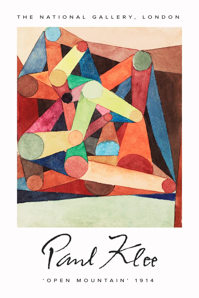 Open Mountain di Paul Klee - Fotografia Fineart di Art Classics