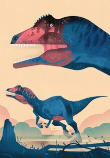 Allosaurus - Fotografia Fineart di Dieter Braun