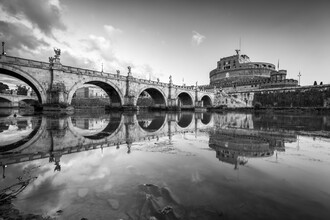 Jan Becke, Ponte Sant'Angelo e Torre dei da Ponte a Roma (Italia, Europa)