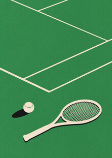 Rosi Feist, circolo di tennis su prato