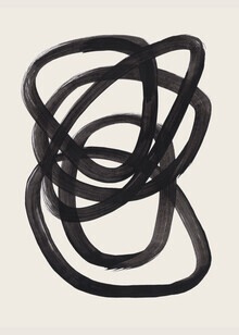 The Artcircle, Ejaaz Haniff - Spirali di inchiostro nero - Canada, Nord America)