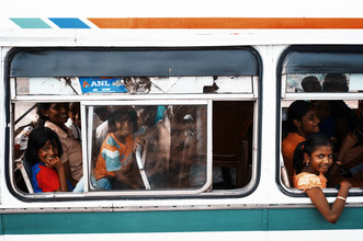 Simon Bode, l'autobus (Sri Lanka, Asia)