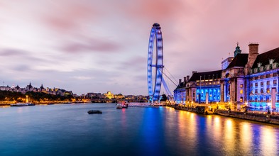 David Engel, London Eye und Themse - Regno Unito, Europa)