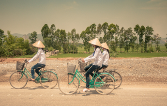 Arno Kohlem, bicicletta (Vietnam, Asia)