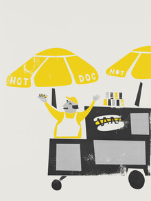 Fox e Velvet, il venditore di hot dog di New York