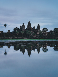 Ueli Frischknecht, Angkor Wat durante l'ora blu (Cambogia, Asia)