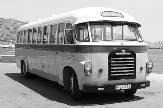 Angelika Stern, Bus auf der Insel Gozo - Malta, Europa)