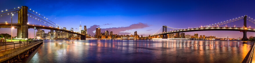 Jan Becke, panorama dello skyline di New York City (Stati Uniti, America del Nord)