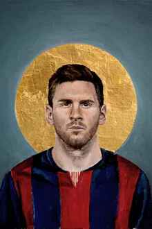 Lionel Messi FC Barcelona - Fotografia artistica di David Diehl