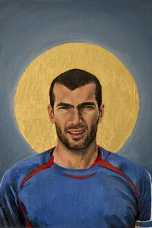 Zinédine Zidane - Fotografia d'arte di David Diehl