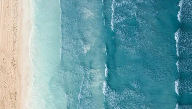 onde dall'alto - Fotografia Fineart di Leander Nardin