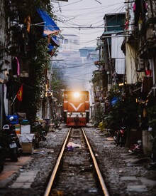 André Alexander, Viaggio in treno (Vietnam, Asia)