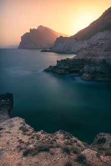 Jean Claude Castor, Oman Al Fazayah Beach Sonnenuntergang - Oman, Asia)