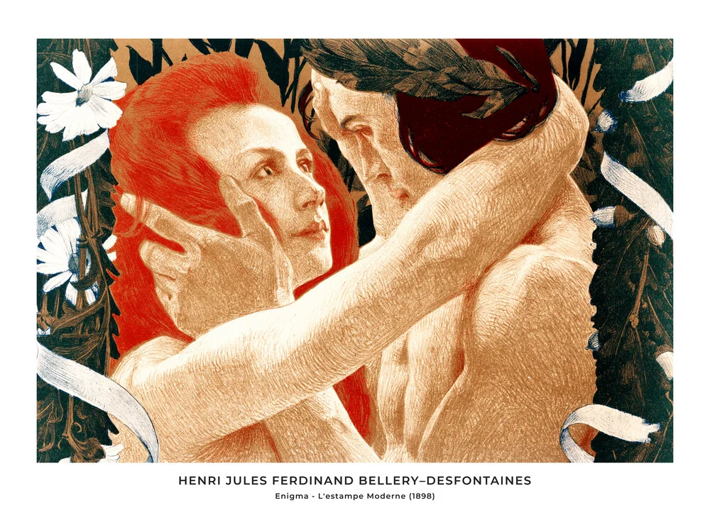 Henri Jules Ferdinand Bellery-Desfontaines: Enigma - exh. poster - Fineart-fotografie door Art Classics