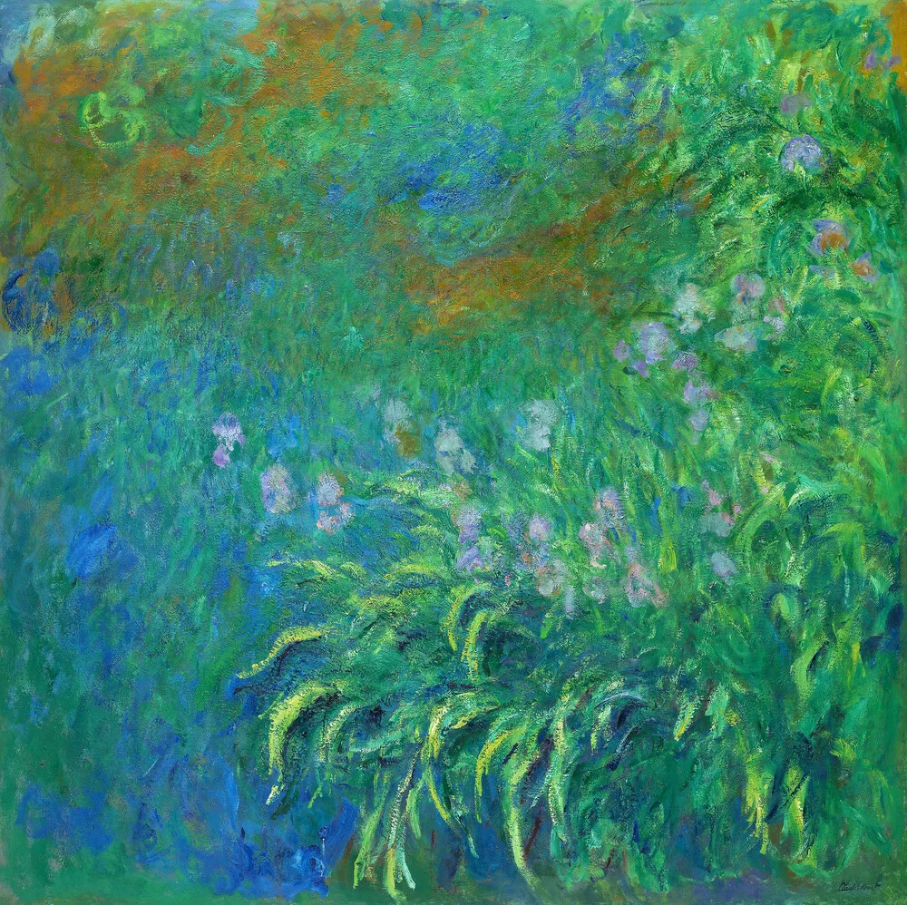 Claude Monet: Schwertlilien - fotokunst van Art Classics