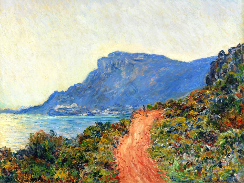 Claude Monet: La Corniche bij Monaco - fotokunst van Art Classics
