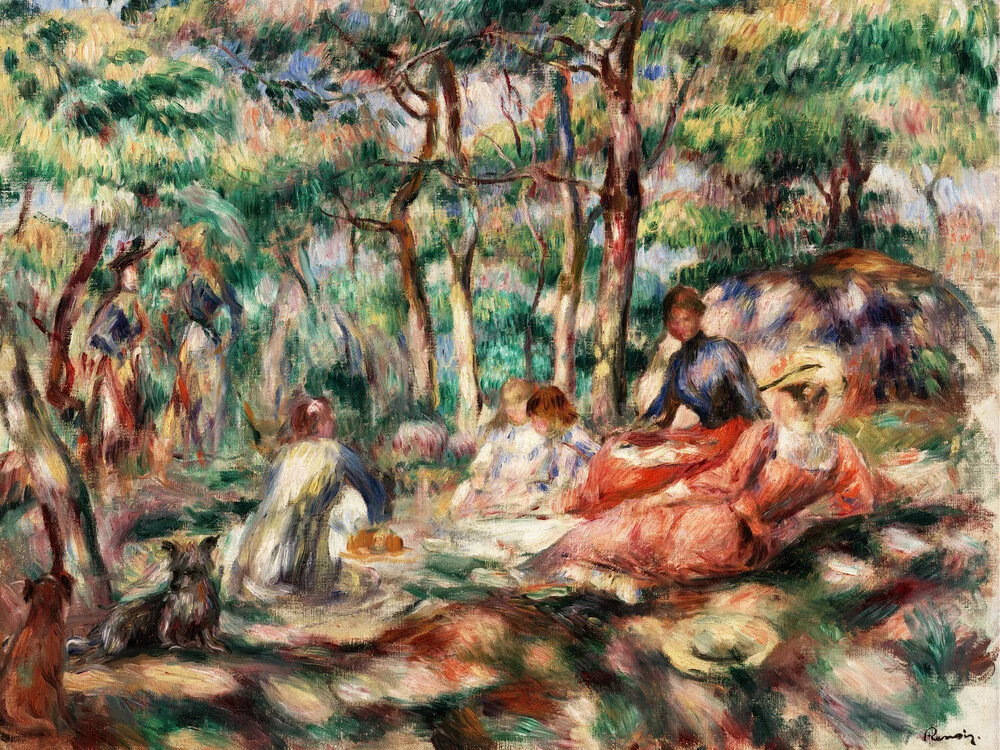 Pierre-Auguste Renoir: Le Déjeuner sur l'herbe - Fineart fotografie door Art Classics