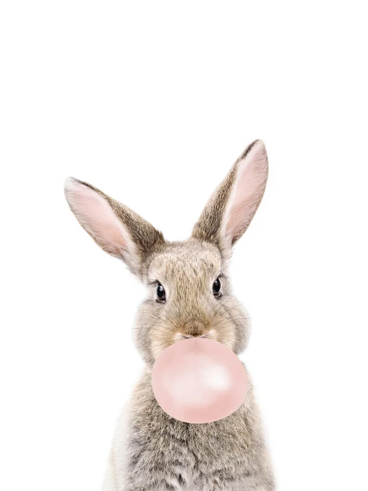 Bubble Gum Bunny - Fineart-fotografie door Kathrin Pienaar